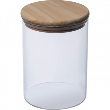 Logo trade promotional gifts picture of: Pojemnik szklany OSAKA 700 ml