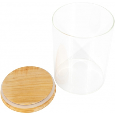 Logo trade promotional giveaways image of: Pojemnik szklany OSAKA 700 ml