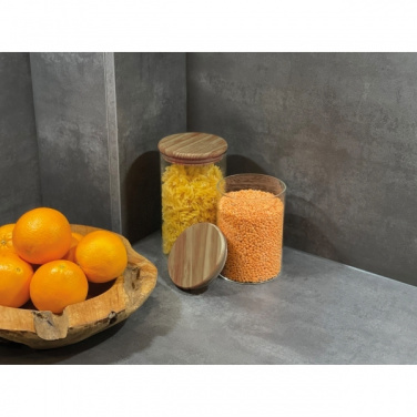 Logo trade promotional giveaways picture of: Borosilicate container ONTARIO 1000 ml