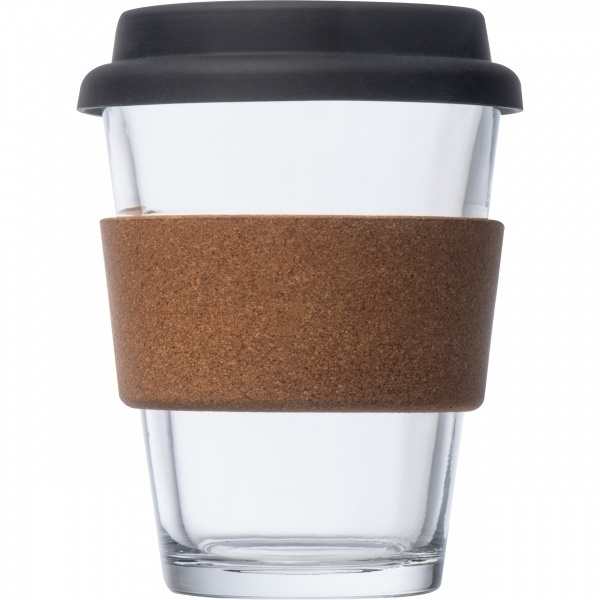 Logo trade promotional item photo of: Glass drinking cup WROCŁAW 350ml