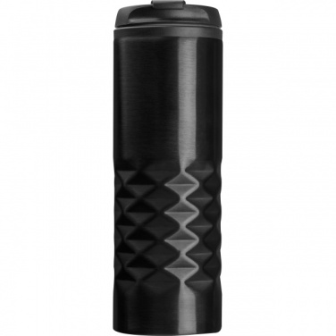 Logo trade promotional giveaways image of: Thermal stainless steel mug SANTANDER 500 ml