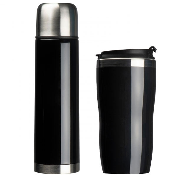 Logotrade corporate gifts photo of: Set of vacuum flask and drinking cup SPLIT 450 ml