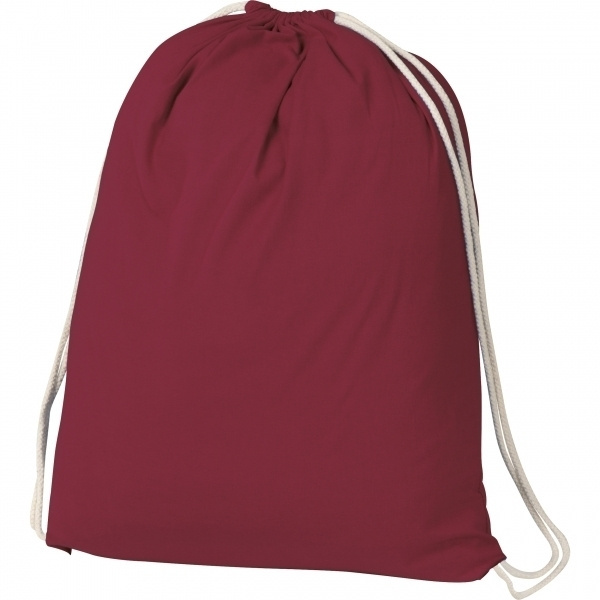 Logotrade advertising product picture of: Cotton gym bag BUDAPEST