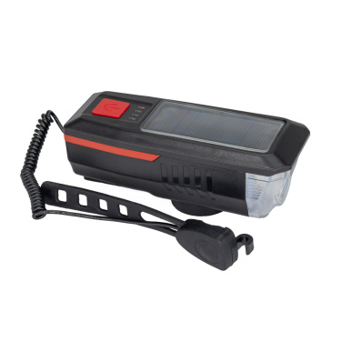 Logo trade promotional giveaways image of: Solar bike light with horn, MC-5