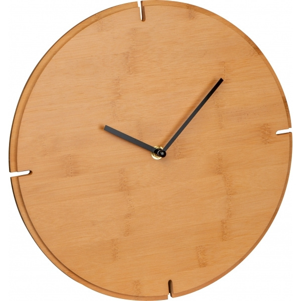 Logo trade promotional merchandise image of: Wall Clock HAMPTON