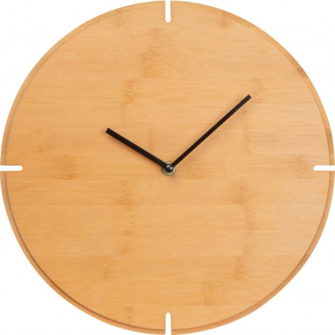Logo trade promotional merchandise photo of: Wall Clock HAMPTON