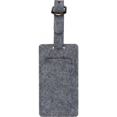 Logotrade promotional gift image of: Felt Suitcase Tag PORTLAND