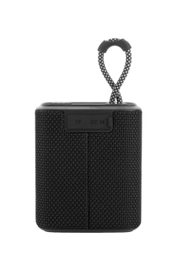 Logo trade promotional giveaways picture of: Waterproof bluetooth speaker HARDEOL Schwarzwolf