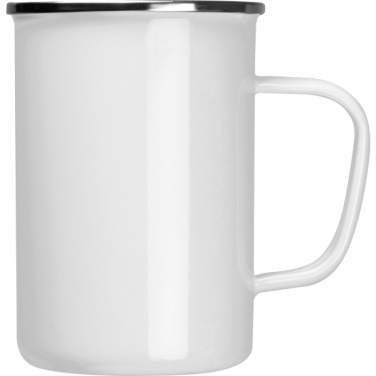Logo trade promotional items image of: Enamel cup Adelaine