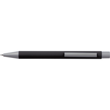 Logo trade corporate gifts image of: Mechanical pencil soft touch ANCONA