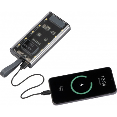 Logo trade promotional products picture of: Power bank 10 000 mAh DARWIN