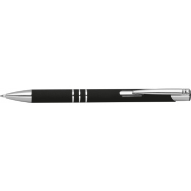 Logo trade promotional giveaways picture of: Semi gel pen soft touch DUNMORE