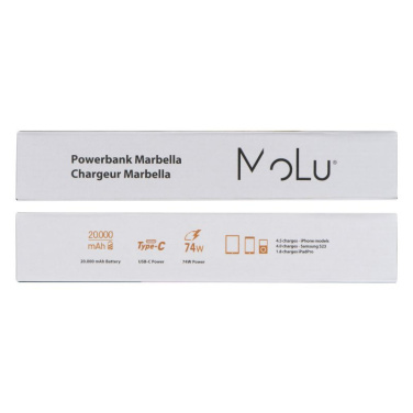 Logo trade corporate gift photo of: Power bank 20 000 mAh MARABELLA MoLu