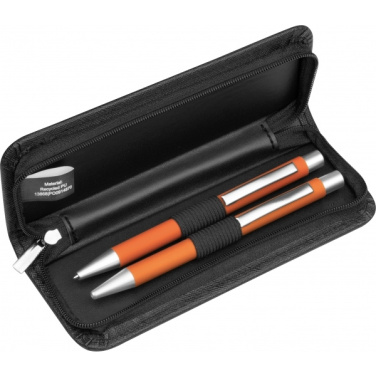 Logo trade promotional giveaway photo of: Writing set soft touch Uppsala