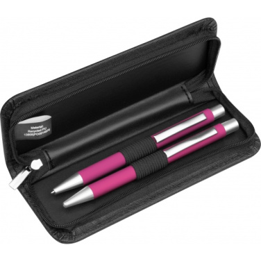 Logo trade promotional products image of: Writing set soft touch Uppsala