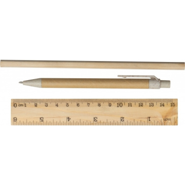 Logo trade corporate gifts image of: Writing set Teresina