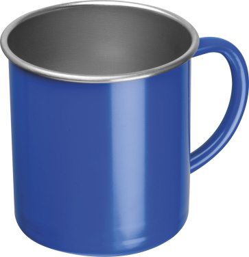 Logo trade promotional merchandise picture of: Steel cup Trezzo