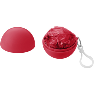 Logo trade advertising products picture of: Xina rain poncho in storage ball with keychain