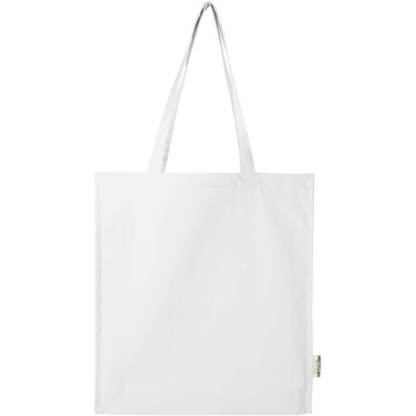 Logotrade promotional giveaways photo of: Florida 270 g/m² GRS recycled gusset tote bag 14L