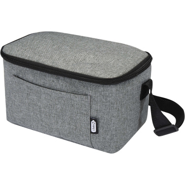 Logo trade promotional gifts picture of: Tundra 6-can GRS RPET cooler bag 5L