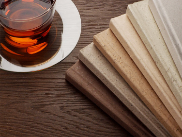 Logotrade promotional giveaway picture of: Recycled Tea Notebook 209734000