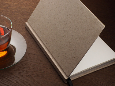 Logo trade advertising product photo of: Recycled Tea Notebook 209734000