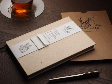Logo trade promotional giveaways picture of: Recycled Banana Notebook 209734200