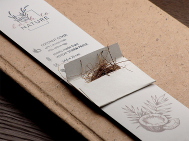 Logo trade corporate gifts picture of: Recycled Coconut Notebook 209734100