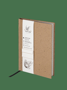 Logotrade promotional product picture of: Recycled Coconut Notebook 209734100