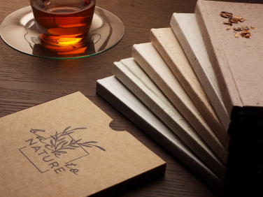 Logo trade corporate gift photo of: Recycled Hemp Notebook 209734300