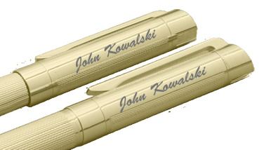 Logotrade promotional giveaway image of: MACBETH pen set 98203600