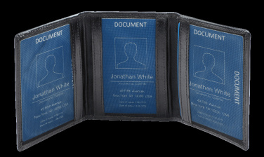 Logo trade advertising products image of: RFID document wallet 20501300