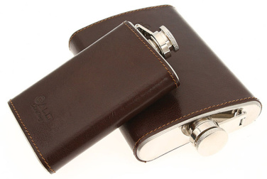 Logo trade corporate gifts image of: Hip flask 425011