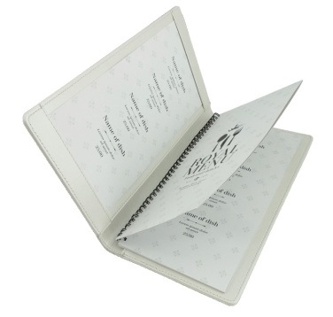 Logo trade corporate gifts image of: Menu cover 1080119