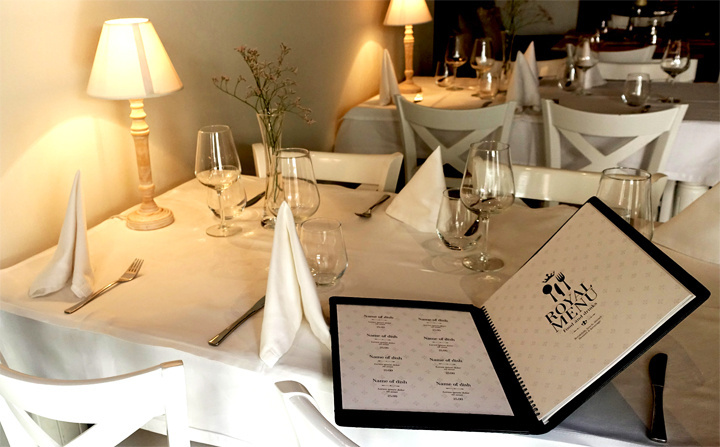 Logo trade promotional items image of: Menu cover 1078119