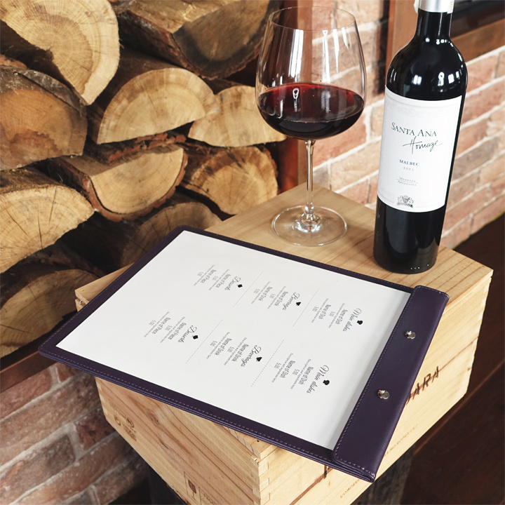 Logo trade promotional products image of: Menu cover 1116119