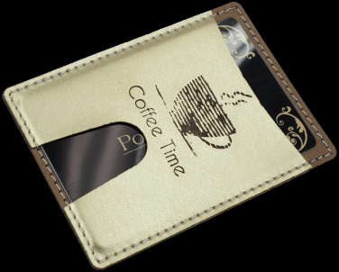 Logo trade promotional merchandise image of: Credit card holder 544119