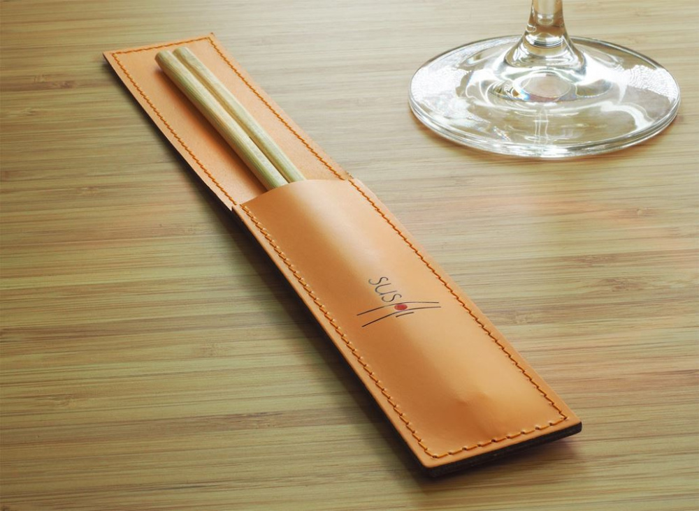 Logo trade corporate gifts image of: Chopsticks case 1042094