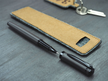 Logo trade promotional items picture of: Pen in case 1253140