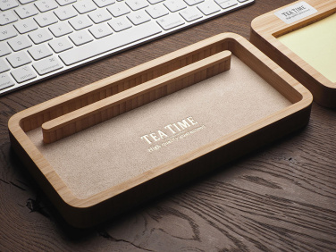 Logo trade promotional giveaway photo of: Wooden desk organiser 1850292