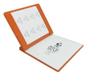 Logo trade business gift photo of: Menu cover 1085119