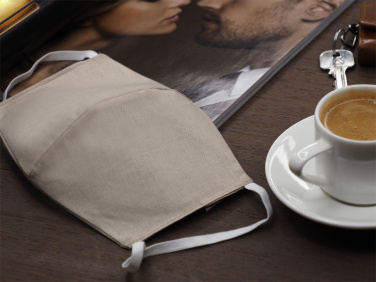 Logo trade advertising products image of: VENUS PRO cotton face mask with a pocket an HEPA filter 1378165