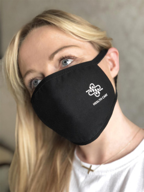 Logotrade promotional product picture of: MARS PRO cotton mask (size M) with pocket and HEPA filter 1380165
