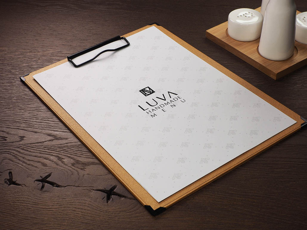 Logotrade promotional items photo of: Clipboard menu 1028280