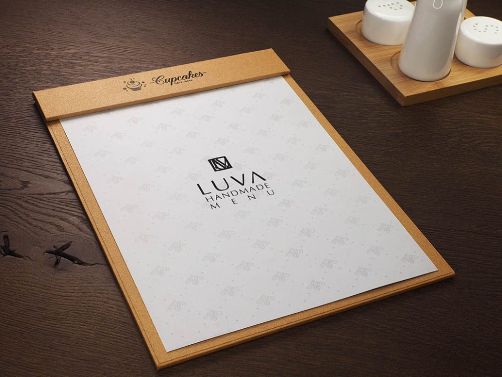 Logo trade promotional products picture of: Menu cover 1241280