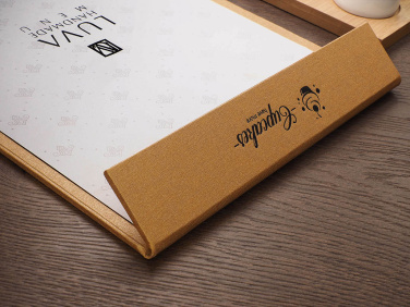 Logo trade business gifts image of: Menu cover 1241280