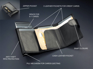Logo trade promotional item photo of: RFID wallet 1237131