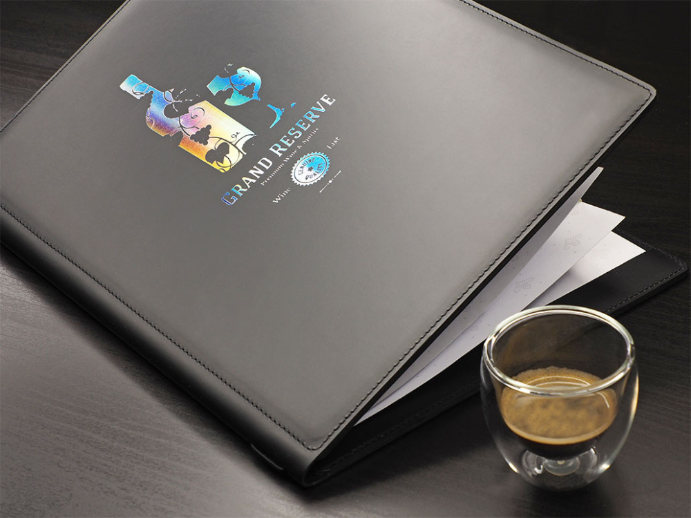 Logo trade promotional products image of: Menu cover Fine Dining Pro 1220094