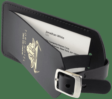 Logo trade corporate gifts image of: Luggage tag 1155094