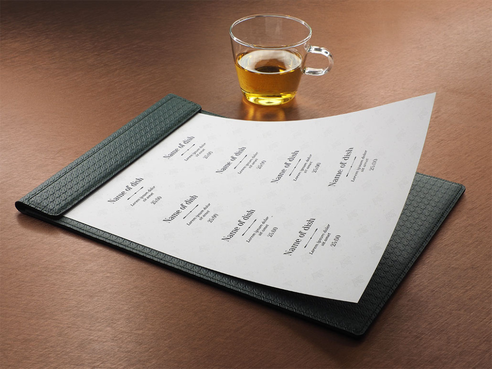 Logotrade promotional products photo of: Menu cover 1241239